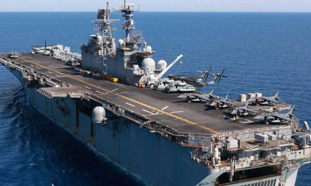 Αγκυροβόλησε στην Λάρνακα το γιγαντιαίο αμερικανικό πολεμικό πλοίο «USS Bataan» (Βίντεο)